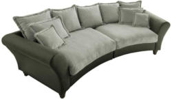 Big Sofa Cordula mit Kissen B: 328 cm Grün-/Hellgrün