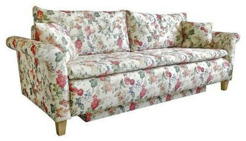 Schlafsofa mit Federkern Berta Polyester