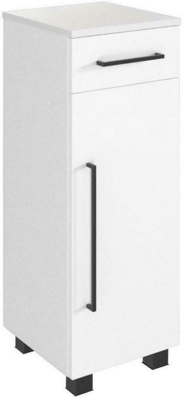 Unterschrank mit Lade Luzern B: 30 cm Weiß Dekor