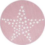Möbelix Kinderteppich Rund Stern Pink Bambi ⌀ 160 cm