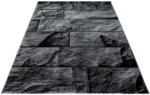 Möbelix Webteppich Schwarz Naturfaser Parma 160x230 cm