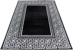 Teppich Läufer Schwarz/Weiß Parma 80x300 cm
