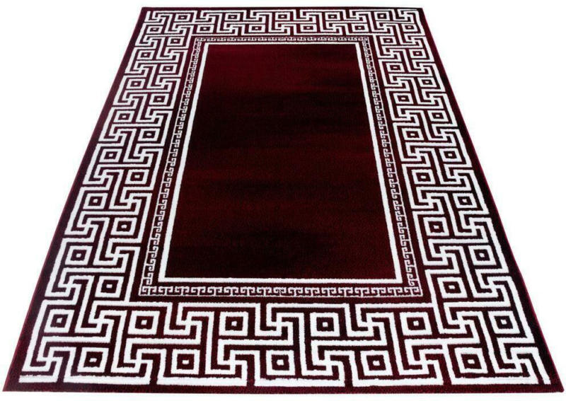 Teppich Läufer Rot/Weiß Parma 80x300 cm