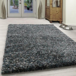 Hochflor Teppich Blau Enjoy 200x290 cm