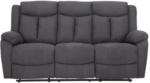 Möbelix 3-Sitzer-Sofa Mit Relaxfunktion Oxford Grau