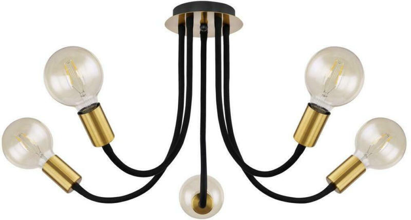 Deckenleuchte Eddy D: 100 cm Goldfarben