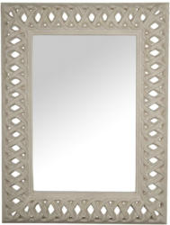 Wandspiegel Beauty Rechteckig 93x123 cm Rahmen Weiß