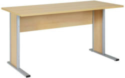 Schreibtisch B 140 cm H 72,2cm Serie 4000, Buche Dekor
