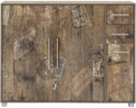 Möbelix Schuhschrank Pisa Eichefarben Holzdekor für 20 Paare B:132cm