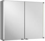 Möbelix Spiegelschrank mit Türdämpfer + LED-Line B: 81 cm Weiß