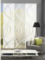 Möbelix Vorhang mit Gleiter Tiberio B 180cm, Weiß/Transparent