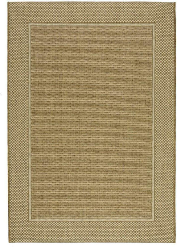 Flachwebeteppich Braun/Beige Paul 80x150 cm