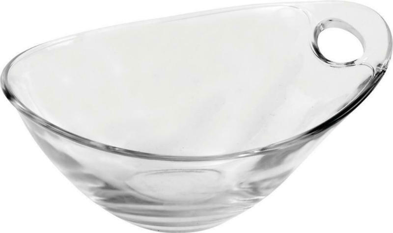 Dessertschale aus Glas Klar/Konisch Gadi, D: 14 cm