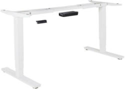 Tischgestell höhenverstellbar B 105-182cm Stahl Weiß