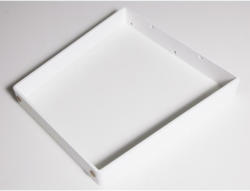 Tischgestell Stahl Weiß BxH: 70x71 cm, V-Form
