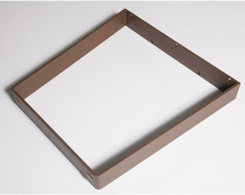 Tischgestell Stahl Rostfarben BxH: 70x71 cm, V-Form