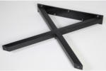 Möbelix Tischgestell Stahl Schwarz BxH: 70x71 cm, X-Form