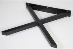 Tischgestell Stahl Schwarz BxH: 70x71 cm, X-Form