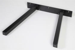 Tischgestell Stahl Schwarz BxH: 70x71 cm, A-Form