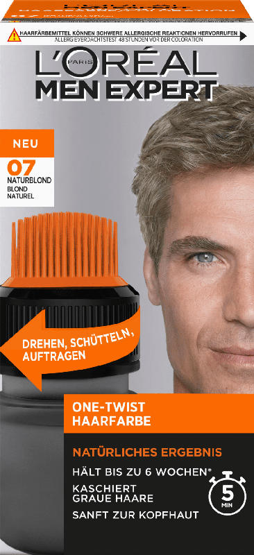 L'ORÉAL Men Expert Tönung One-Twist Haarfarbe Naturblond 07