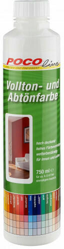 Vollton- und Abtönfarben weiß750 ml