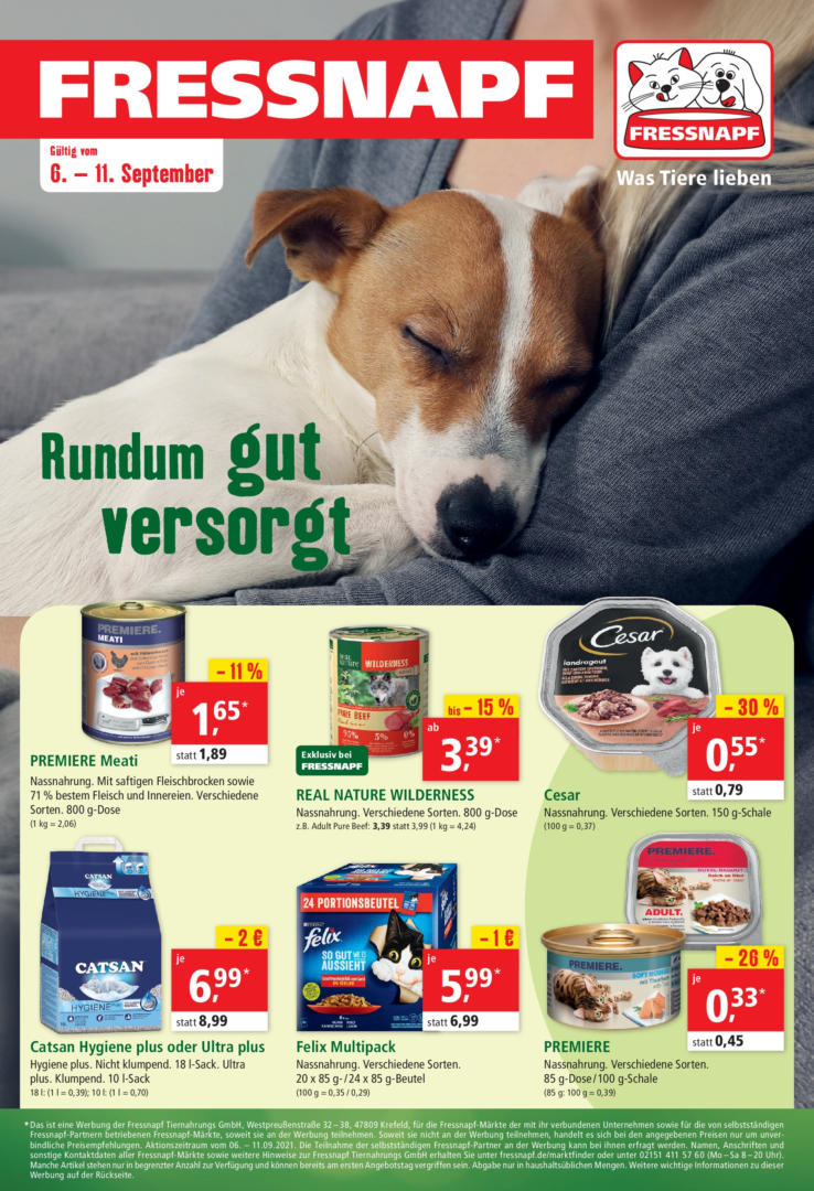 Marktjagd - Aktuelles Fressnapf Angebot