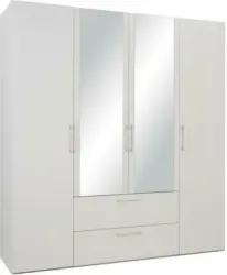 Kombischrank in Weiß