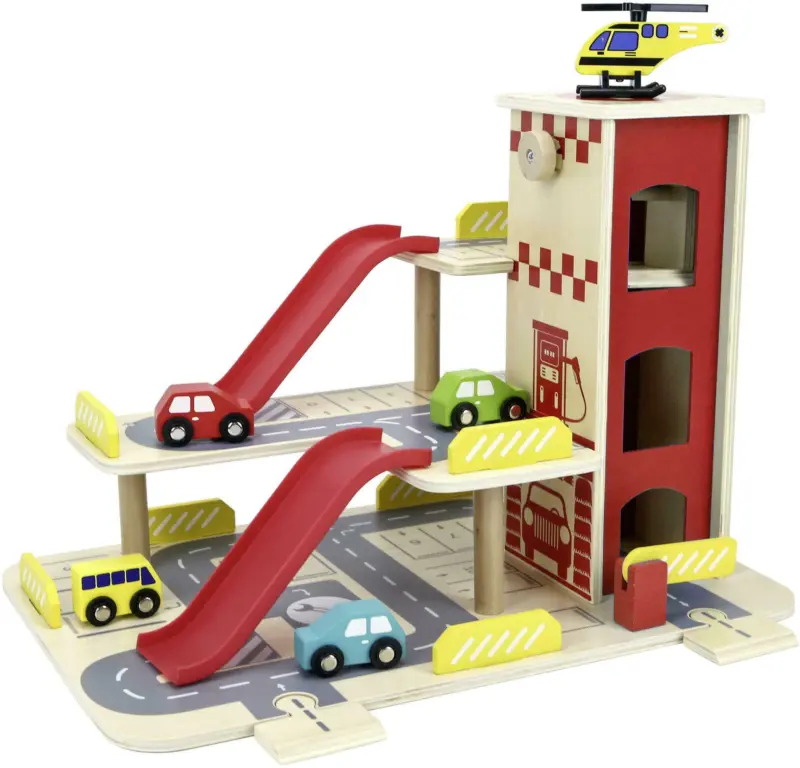 Kinderspielset Parkaus aus Holz, 5-teilig