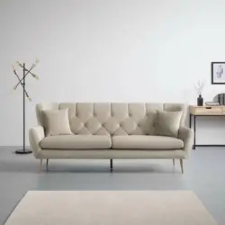 Sofa 'Liliana', inkl. Kissen, beige
