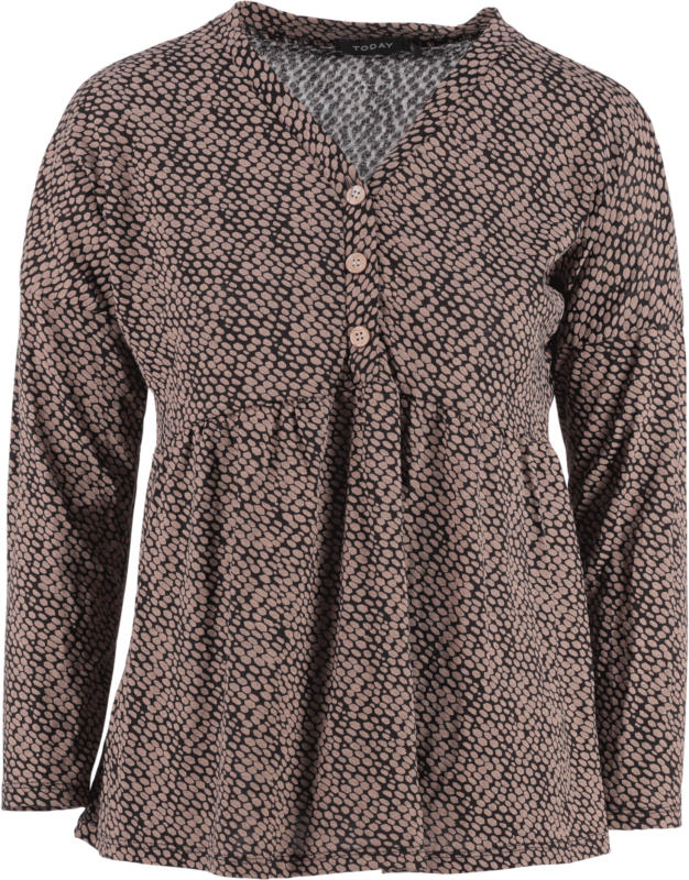 Wunder Print Shirt, Black