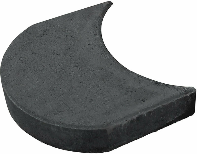 Mähroboterkantenstein Anthrazit 15 cm x 24 cm x 4 cm