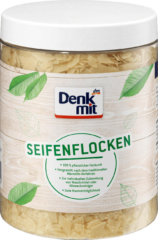 Denkmit Seifenflocken