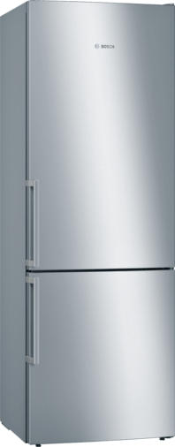 Bosch Serie | 6 Freistehende Kühl-Gefrier-Kombination mit Gefrierbereich unten 201 x 70 cm Edelstahl