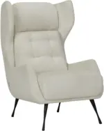 mömax Ohrensessel in Weiß