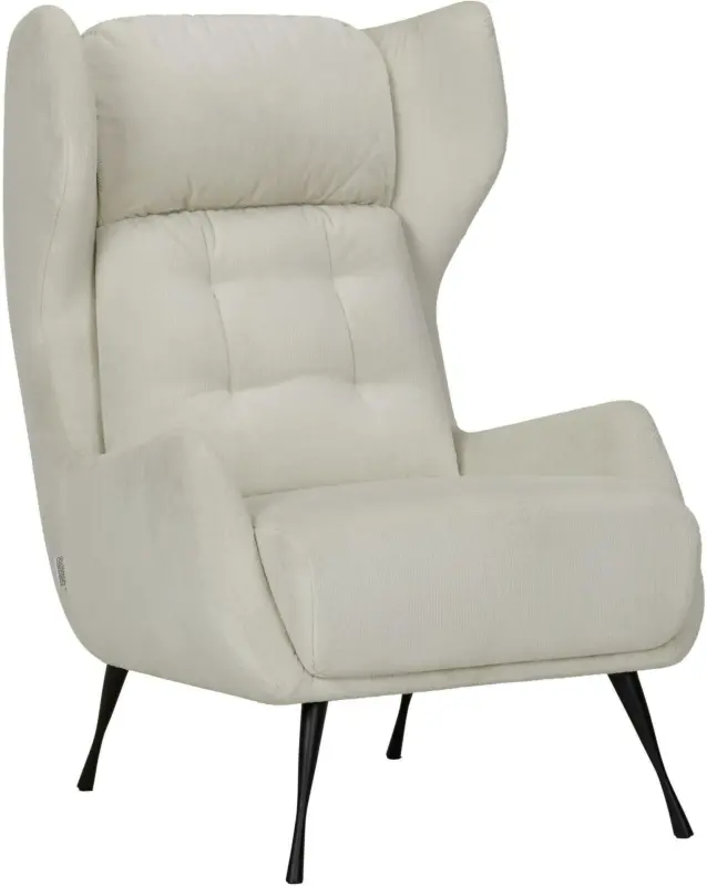 Ohrensessel in Weiß