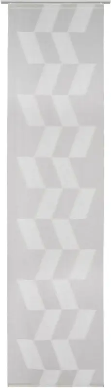 Fl&auml;chenvorhang Jannika in Grau ca. 60x245cm