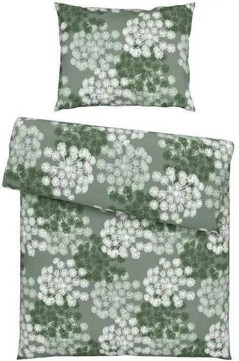 Bettwäsche Glow in Grün ca. 140x200cm