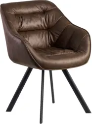 Armlehnstuhl 'Wohnling', braun