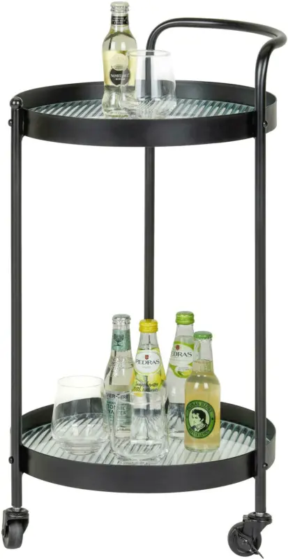 Allzweckwagen aus Metall in Schwarz