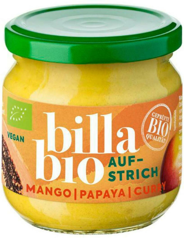 BILLA Bio Mango Papaya Streichcreme