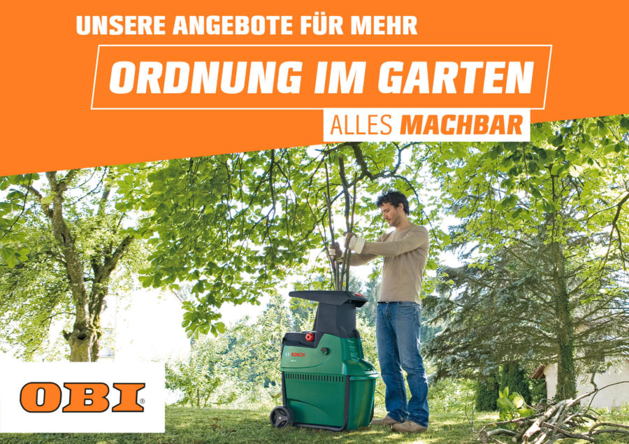 OBI: Ordnung im Garten
