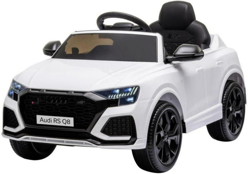 Kinder-Elektroauto Audi Rs Q8 Weiß mit Licht/Sound