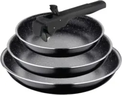 Pfannenset Click &Cook Ø ca. 20/22/26cm, 4-teilig