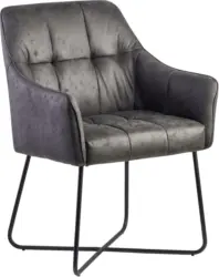 Armlehnstuhl 'Wohnling', grau