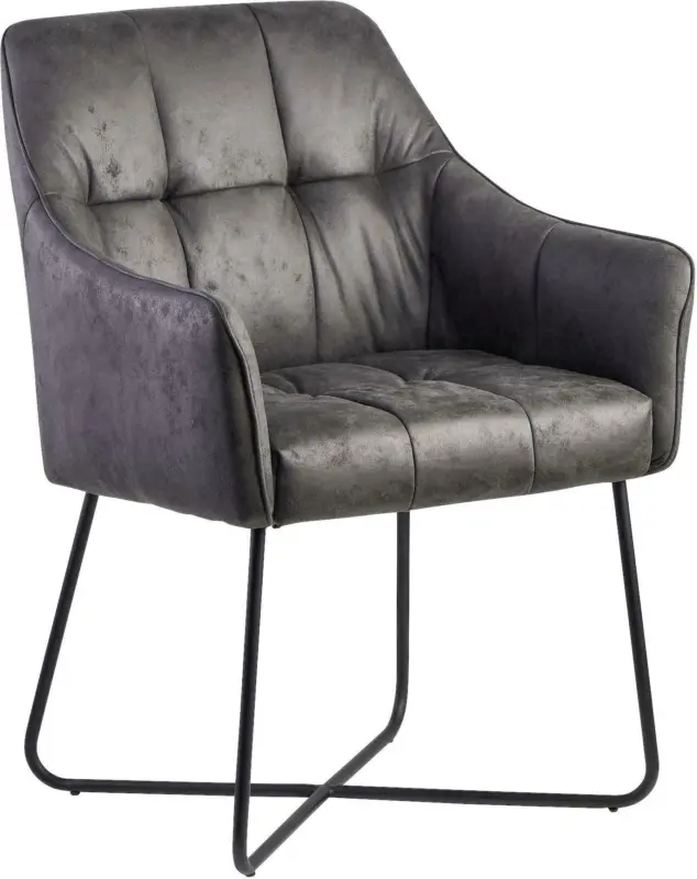 Armlehnstuhl 'Wohnling', grau