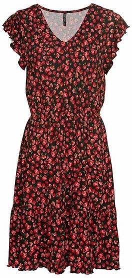 Damen-Kleid mit Rüschen