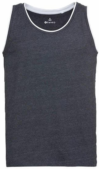 Herren-Muskelshirt in Melange-Optik