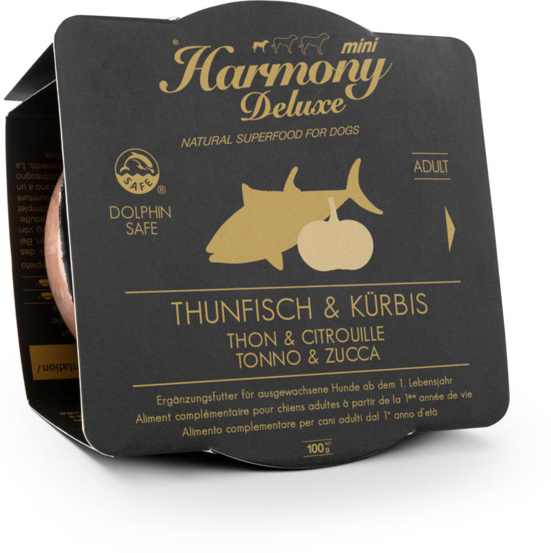 Harmony Dog Deluxe Mini Adult Thon & Citrouille nourriture humide 100g