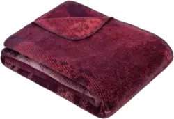 Decke Rockhamton in Rot/Magenta ca. 150x200cm