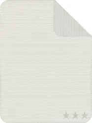 Decke Lelu in Grau/Weiß ca. 75x100cm